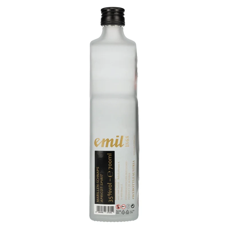 emil 1868 Marillen-Schnaps 35% Vol. 0,7l in Österreich Flasche