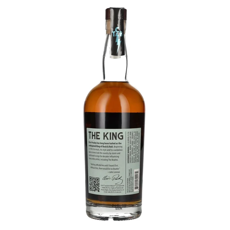 Elvis THE KING Straight RYE Whiskey 45% Vol. 0,7l