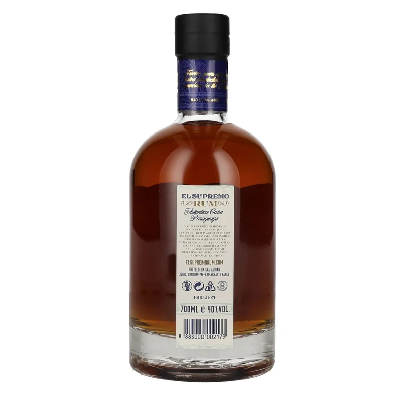 El Supremo 8 Year Old OAK CASK Rum 40% Vol. 0,7l