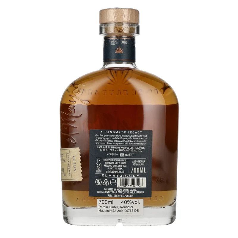El Mayor Añejo Tequila 100% Agave 40% Vol. 0,7l