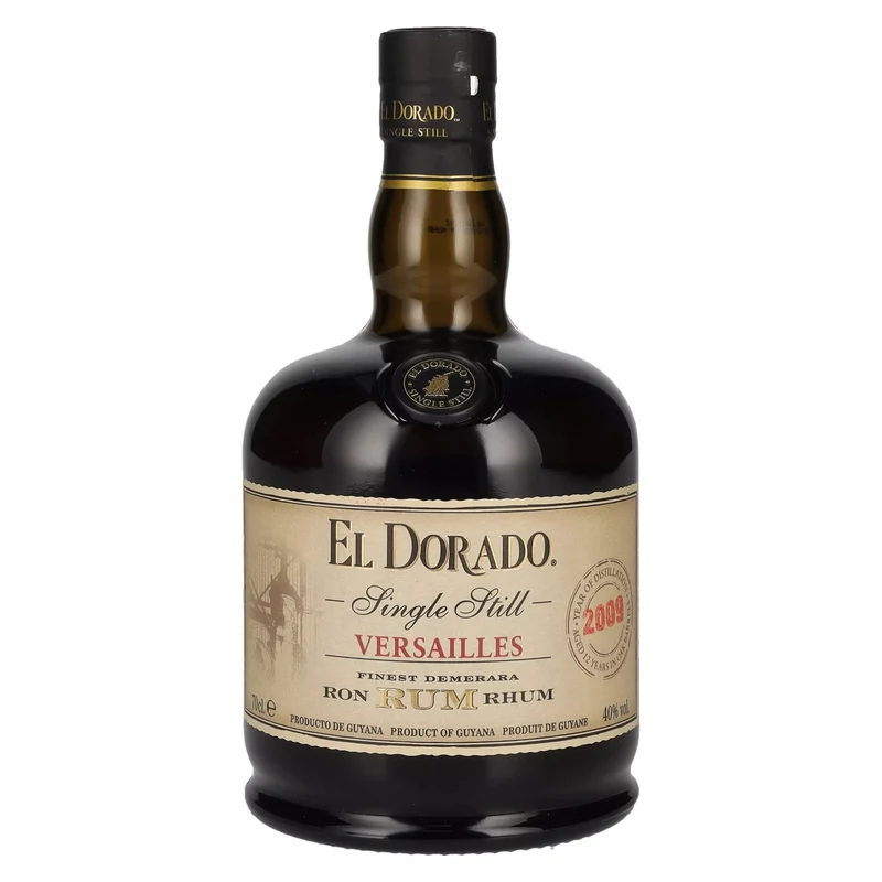 El Dorado VERSAILLES Single Still Finest Demerara Rum 2009 40% Vol. 0,7l