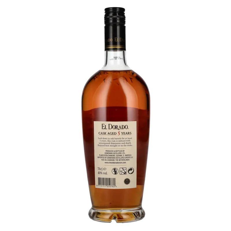 El Dorado 5 Years Old Cask Aged Demerara Rum 40% Vol. 0,7l