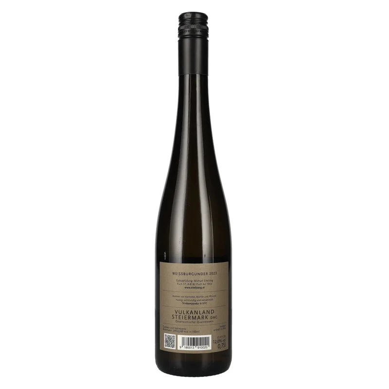 Eiteljörg Weißburgunder Vulkanland Steiermark DAC 2023 12% Vol. 0,75l