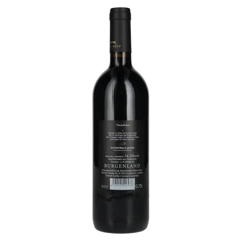 Eichenwald DAS FEDERVIECH Zweigelt Reserve 2021 14% Vol. 0,75l