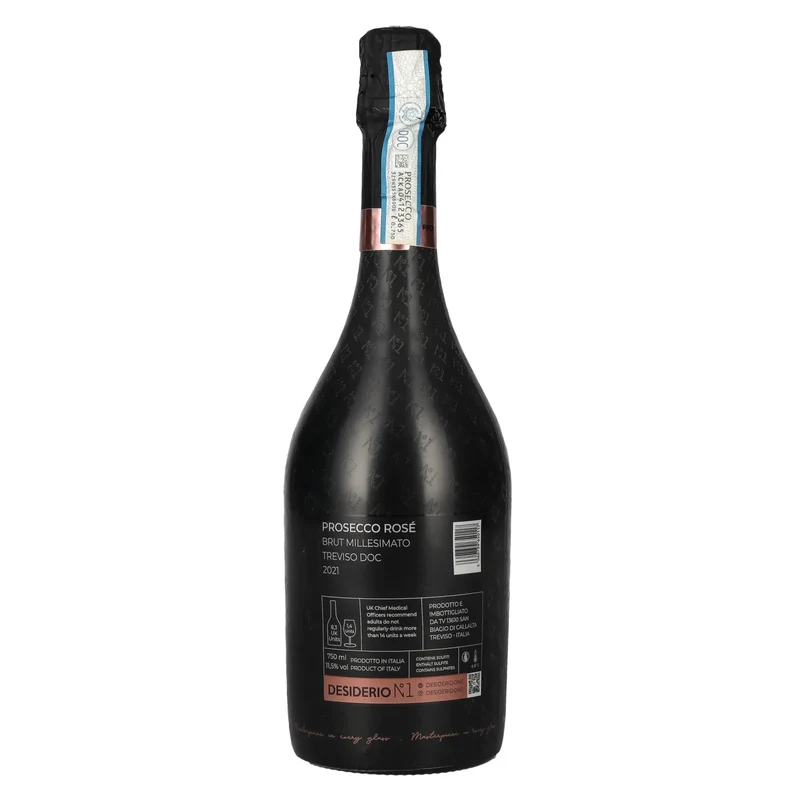 Desiderio N°1 Prosecco Rosé Brut Millesimato Treviso DOC 2021 11,5% Vol. 0,75l