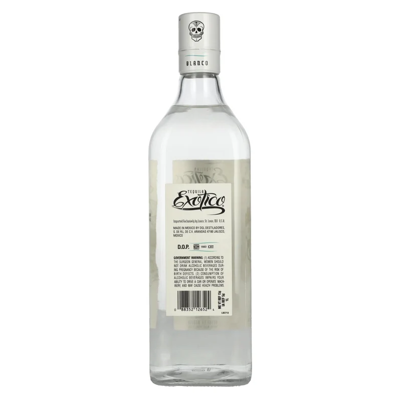 Exotico Tequila Blanco 100% Puro de Agave 40% Vol. 1l