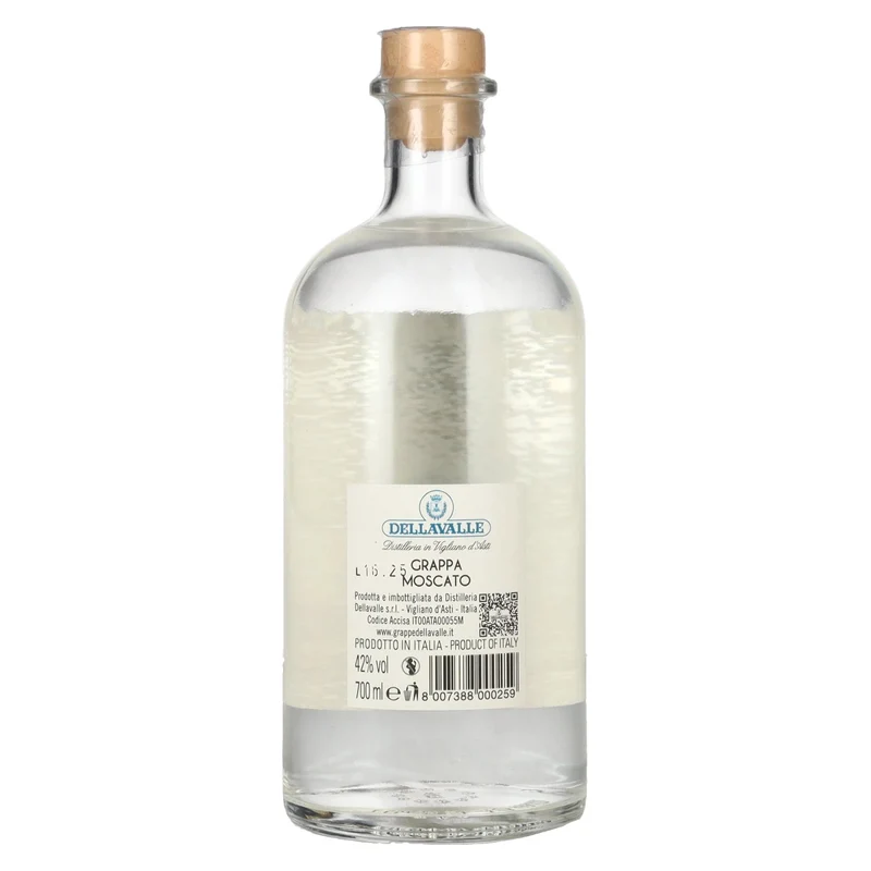 Dellavalle GRAPPA MOSCATO 42% Vol. 0,7l