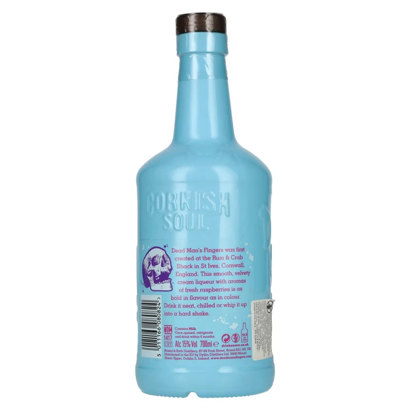 Dead Man's Fingers Blue Raspberry Tequila Cream Liqueur 15% Vol. 0,7l