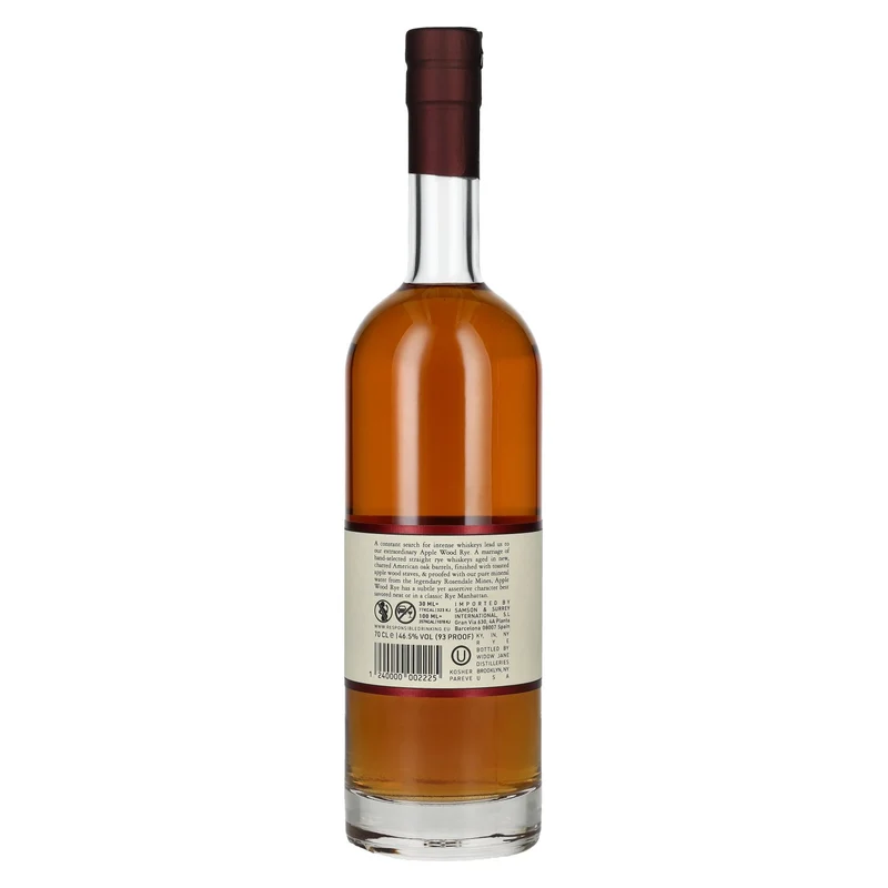 Widow Jane Rye Apple Wood Aged 46,5% Vol. 0,7l
