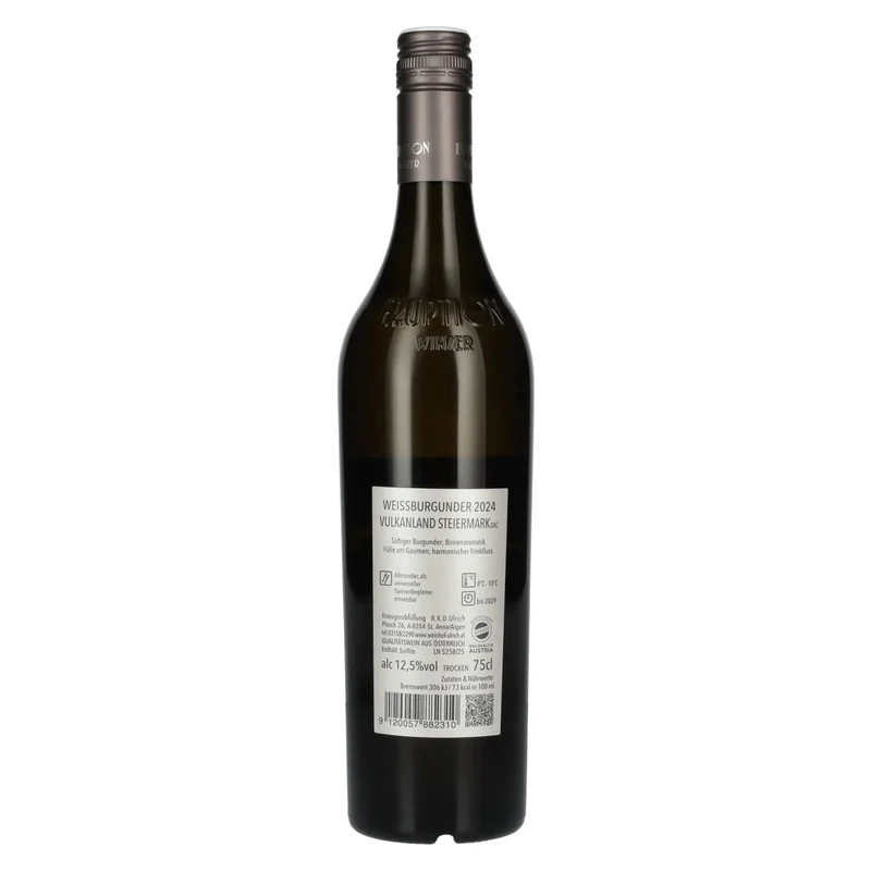 Weinhof Ulrich Weissburgunder Vulkanland Steiermark DAC 2024 12,5% Vol. 0,75l