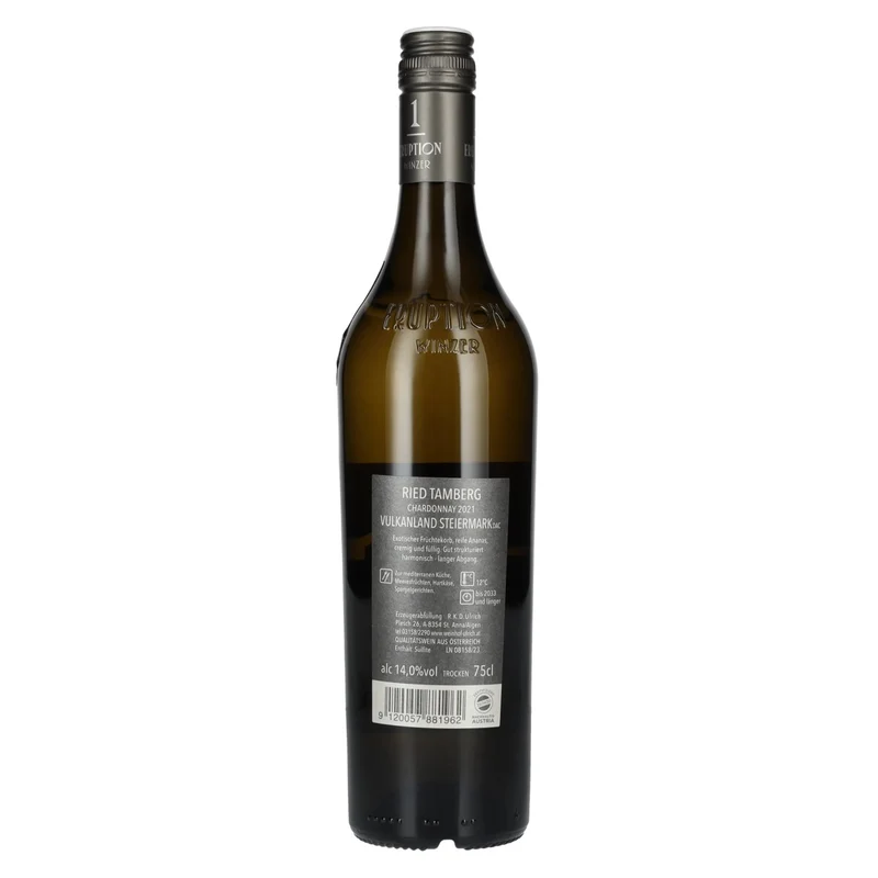Weinhof Ulrich Chardonnay Ried Tamberg Vulkanland Steiermark DAC 2021 14% Vol. 0,75l