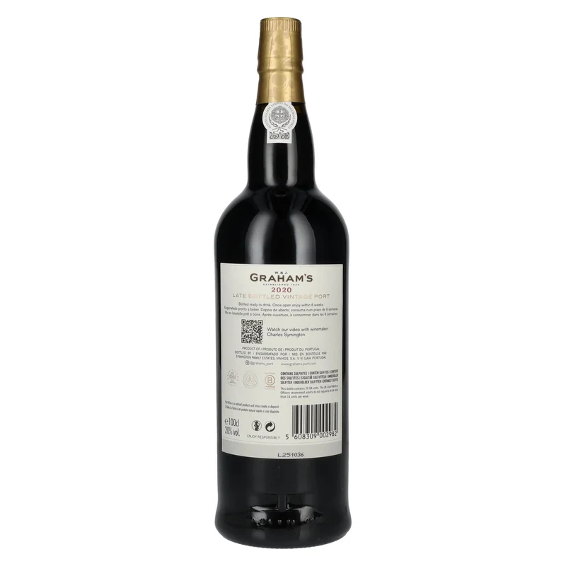 W. & J. Graham's Late Bottled Vintage Port 2018 20% Vol. 1l