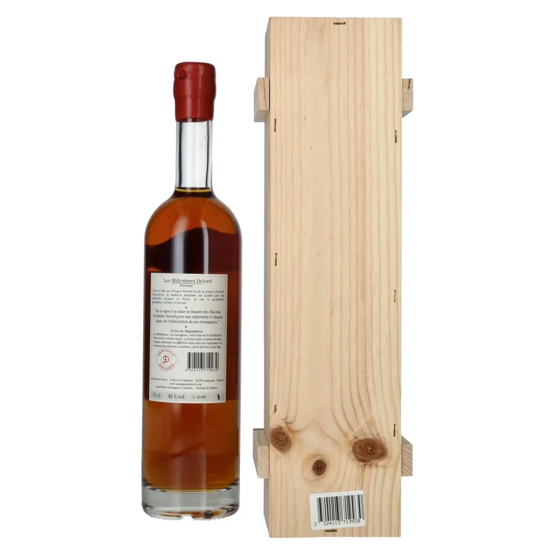 Vieil Armagnac Delord Vintage Récolte 1993 40% Vol. 0,7l in Holzkiste