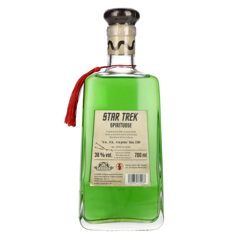 V-Sinne Schwarzwald STAR TREK 5344 Aldebaran Spirit 38% Vol. 0,7l