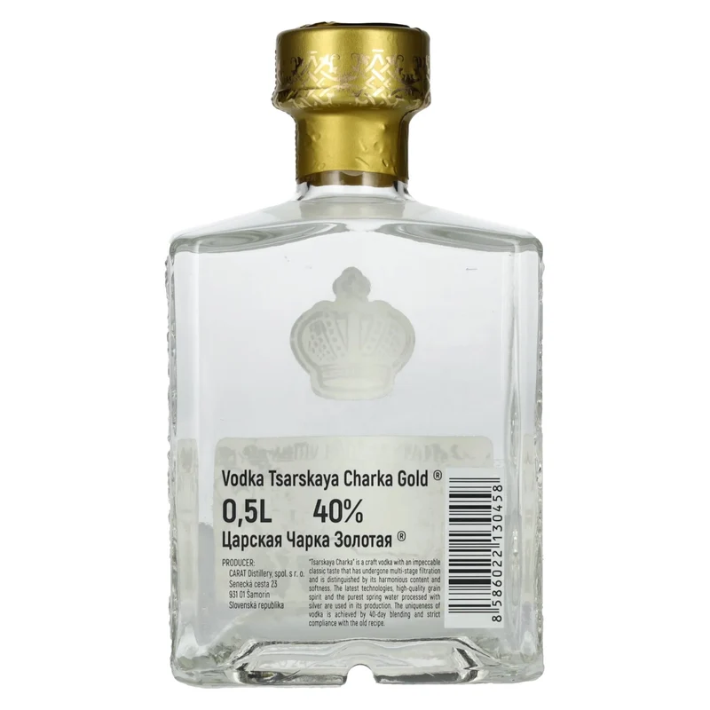 Tsarskaya Charka GOLD Vodka 40% Vol. 0,5l