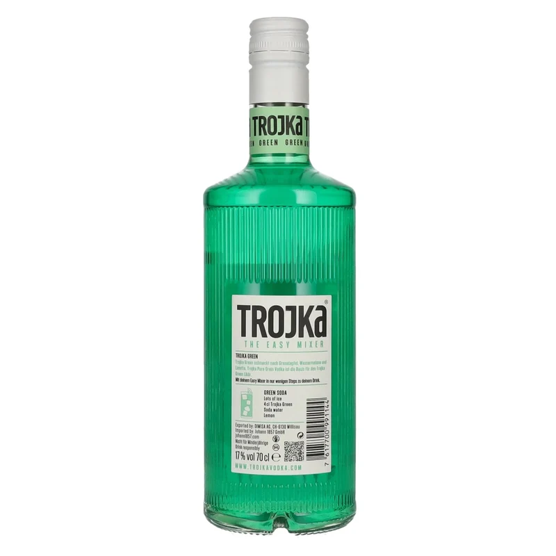 Trojka GREEN Vodka Likör 17% Vol. 0,7l