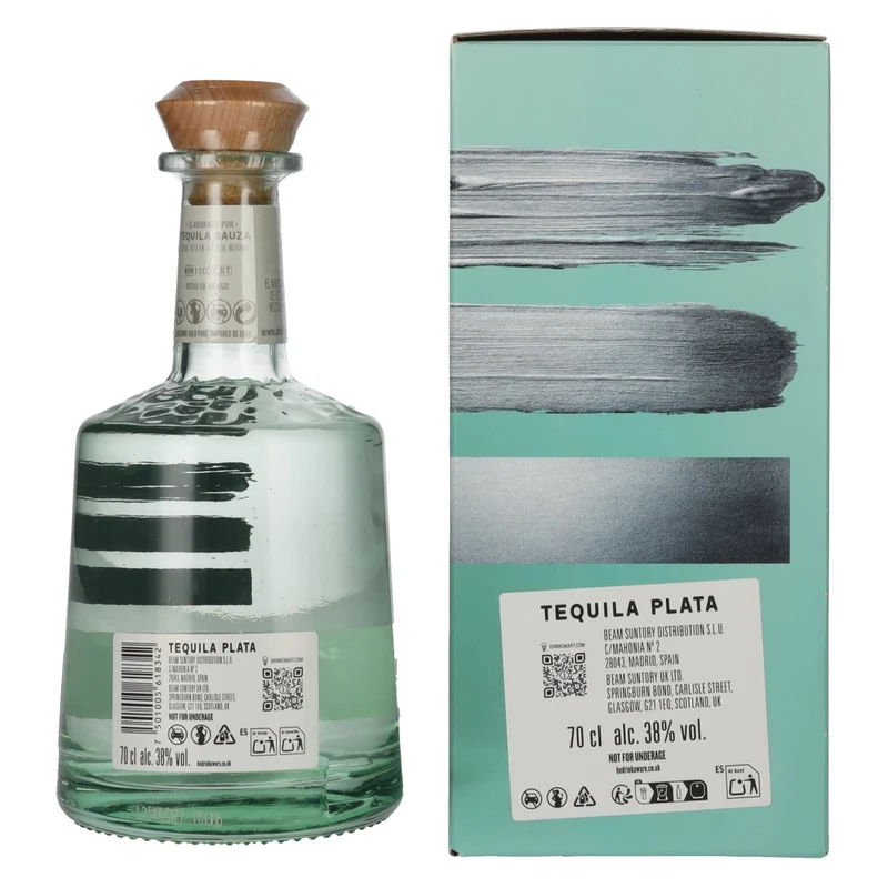 Tres Generaciones Tequila Plata 100% Puro De Agave Azul 38% Vol. 0,7l in Geschenkbox