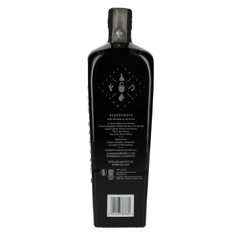 Scapegrace BLACK Premium Dry Gin 41,6% Vol. 0,7l