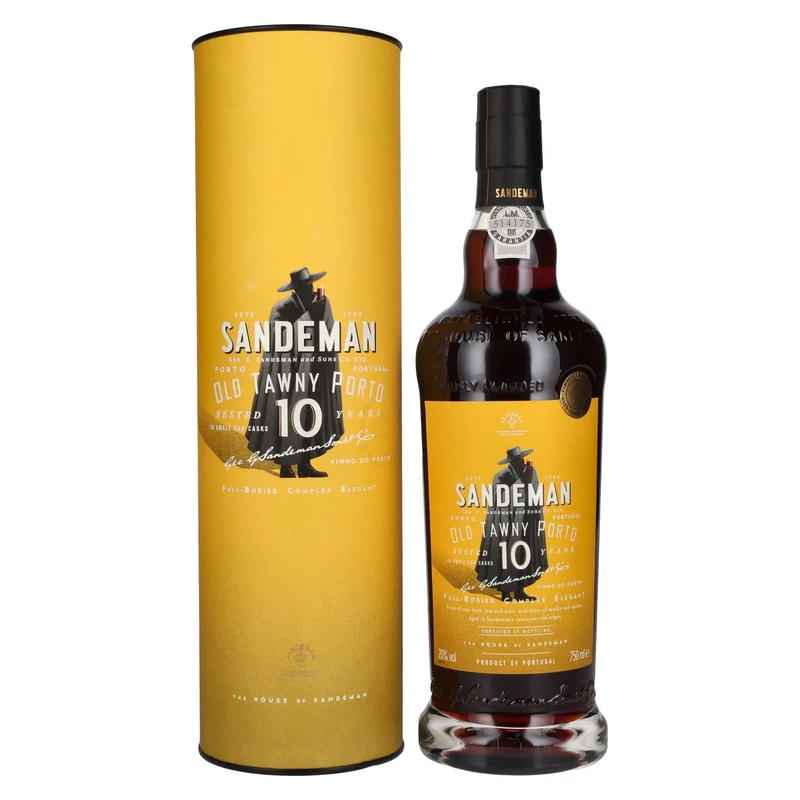 Sandeman 10 Years OLD TAWNY Porto 20% Vol. 0,75l in Geschenkbox