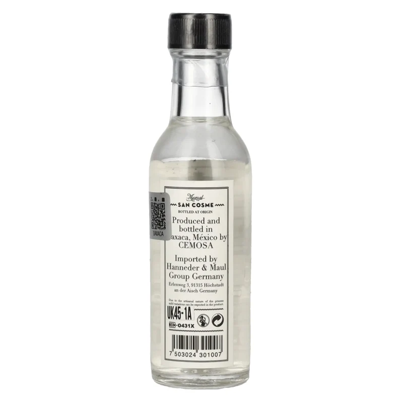 San Cosme Mezcal JOVEN 40% Vol. 0,05l