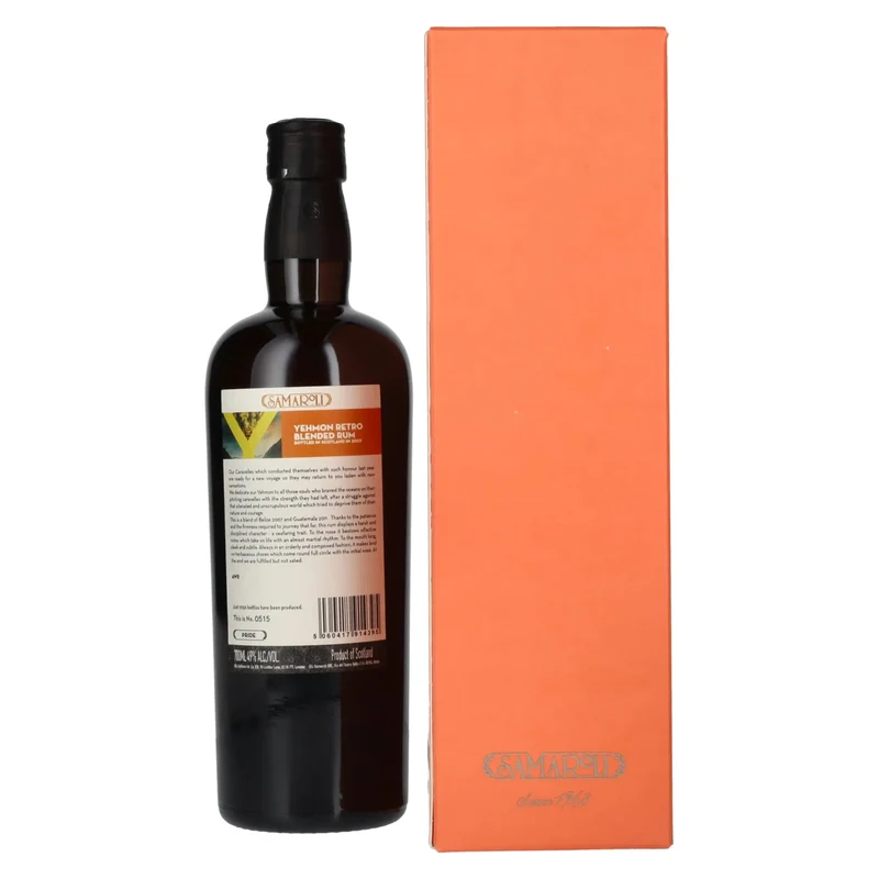 Samaroli Yehmon Retro Blended Rum 2023 49% Vol. 0,7l in Geschenkbox
