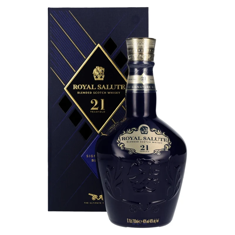 Royal Salute 21 Years Old THE SIGNATURE BLEND 40% Vol. 0,7l in Geschenkbox
