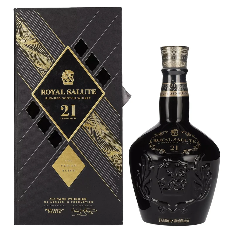 Royal Salute 21 Years Old THE PEATED BLEND 40% Vol. 0,7l in Geschenkbox