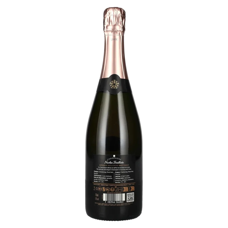 Nicolas Feuillatte Champagne Réserve Exclusive Rosé 12% Vol. 0,75l