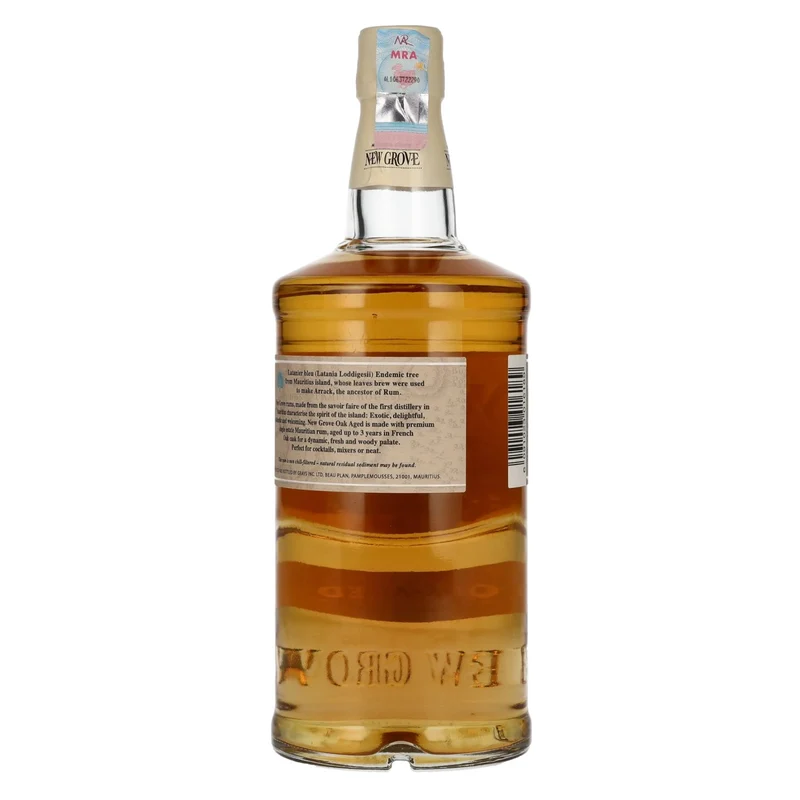 New Grove Old Oak Aged Mauritius Island Rum 40% Vol. 0,7l