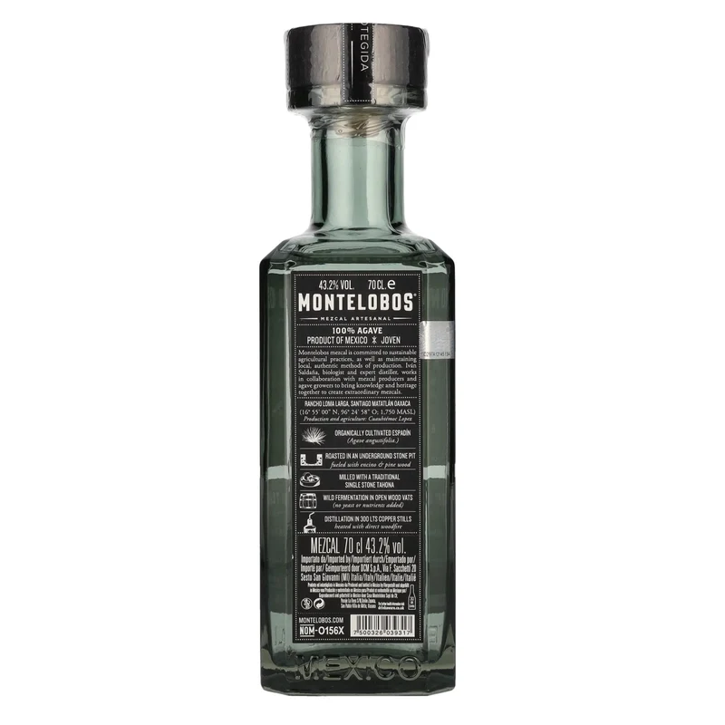 Montelobos ESPADÍN Joven 100% Agave Mezcal Artesanal 43,2% Vol. 0,7l