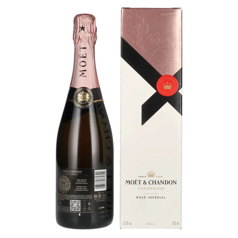 Moët & Chandon Champagne ROSÉ IMPÉRIAL Brut 12,5% Vol. 0,75l in Geschenkbox