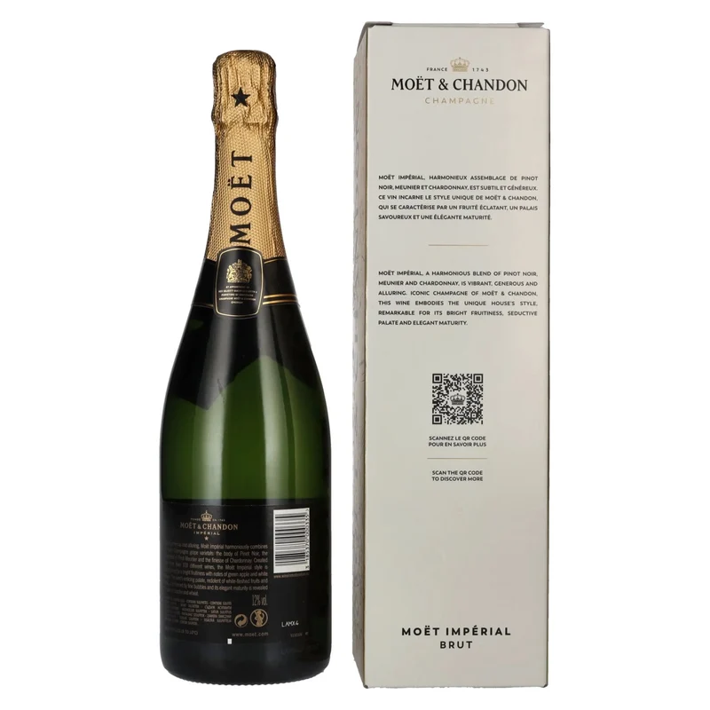 Moët & Chandon Champagne IMPÉRIAL Brut Milestones 12% Vol. 0,75l in Geschenkbox