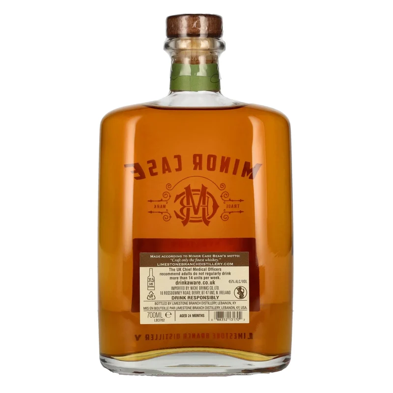 Minor Case Straight RYE WHISKEY Sherry Cask Finished 45% Vol. 0,7l