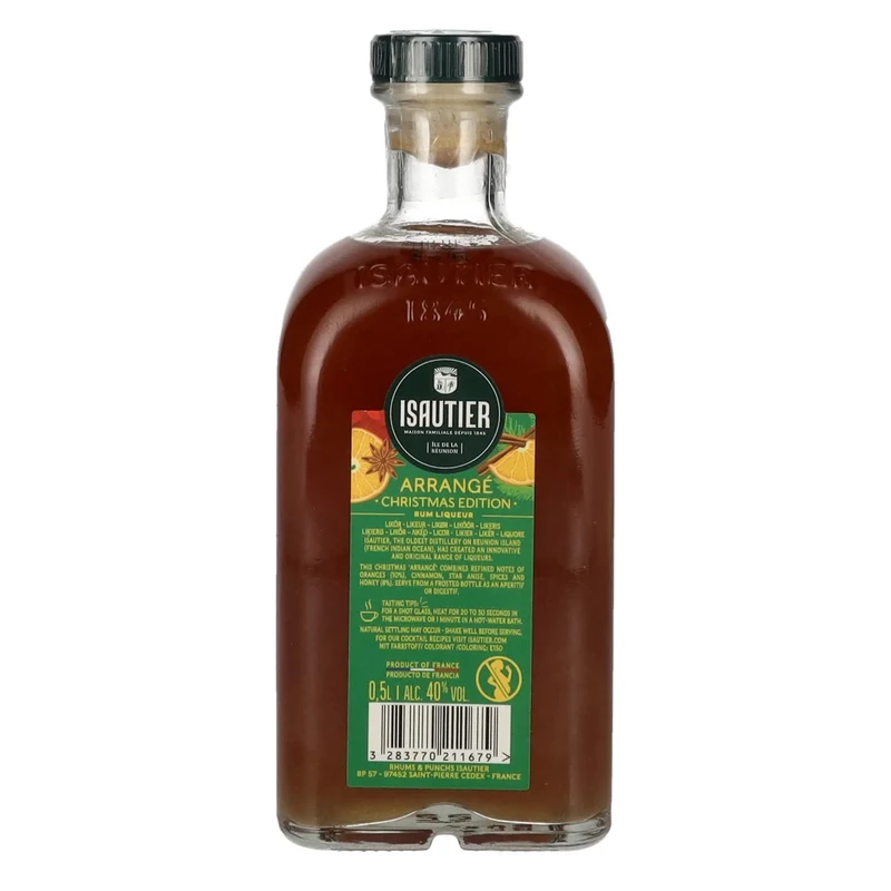Isautier Arrangé CHRISTMAS EDITION Rum Liqueur 40% Vol. 0,5l