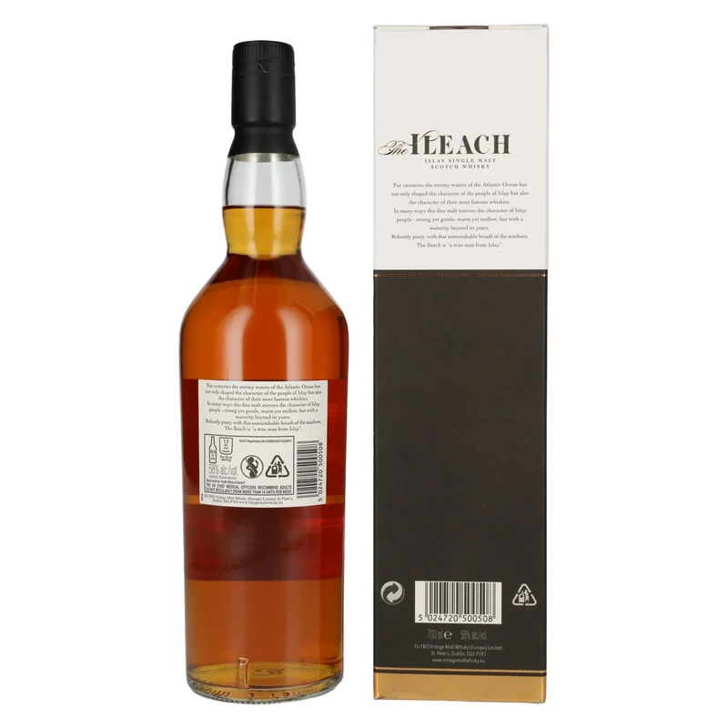 Ileach PEATED ISLAY Single Malt CASK STRENGTH 58% Vol. 0,7l in Geschenkbox