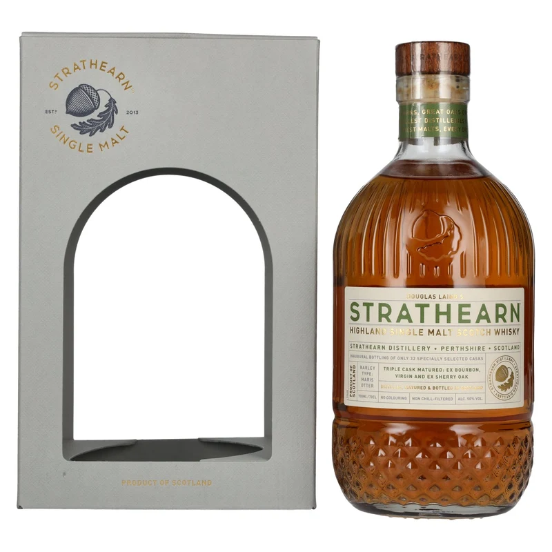 Douglas Laing STRATHEARN Triple Cask Highland Single Malt Scotch Whisky 50% Vol. 0,7l in Geschenkbox