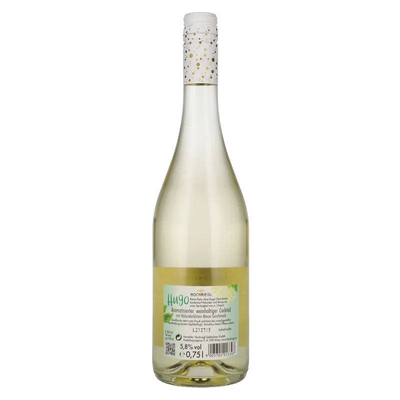Hochriegl Hugo Wine-Spritz Elderflower Mint 5,8% Vol. 0,75l