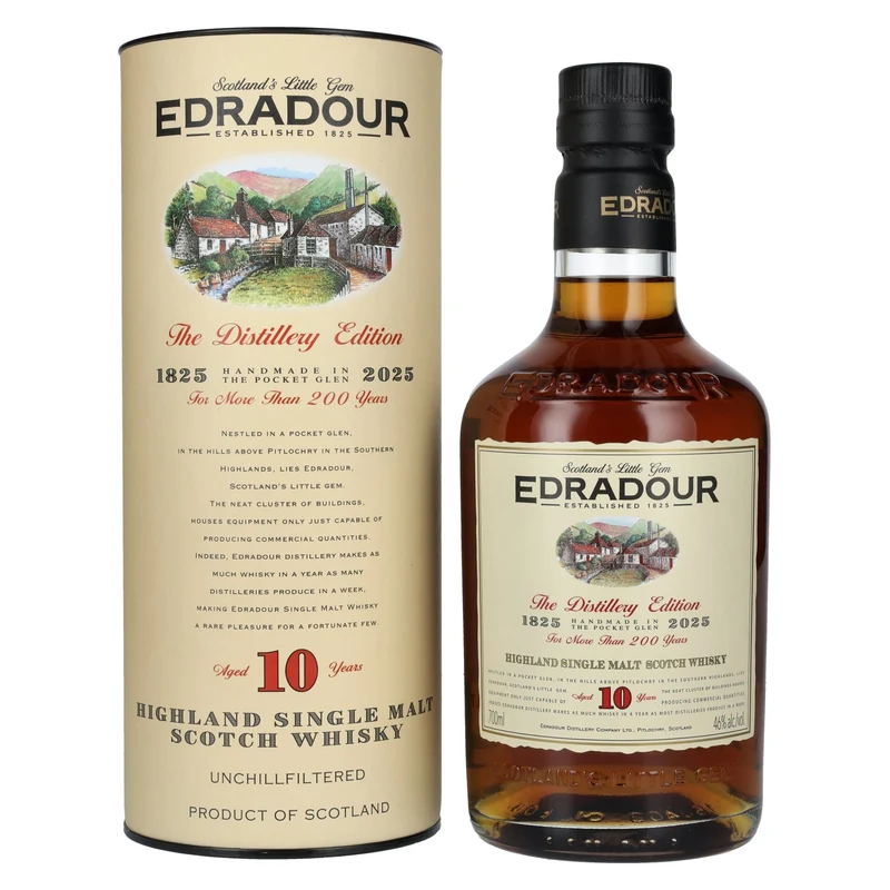 Edradour 10 Years Old 200 Years Distillery Edition 46% Vol. 0,7l in Geschenkbox
