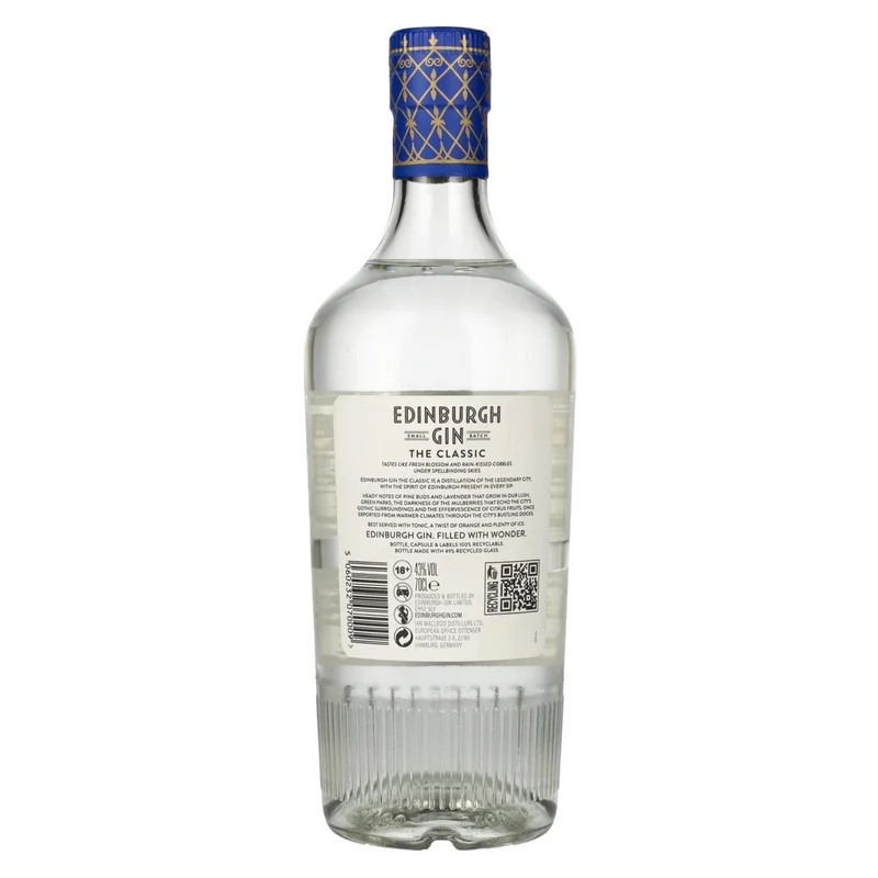 Edinburgh CLASSIC Small Batch Distilled Gin 43% Vol. 0,7l