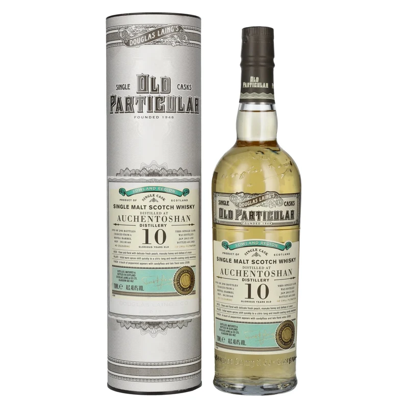 Douglas Laing OLD PARTICULAR Auchentoshan 10 Years Old Single Malt Whisky 2013 48,4% Vol. 0,7l in Geschenkbox