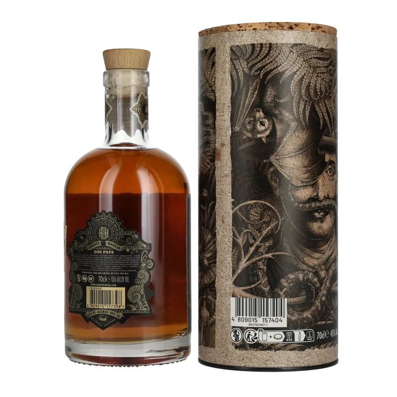 Don Papa Rum Rye Aged 45% Vol. 0,7l in Geschenkbox
