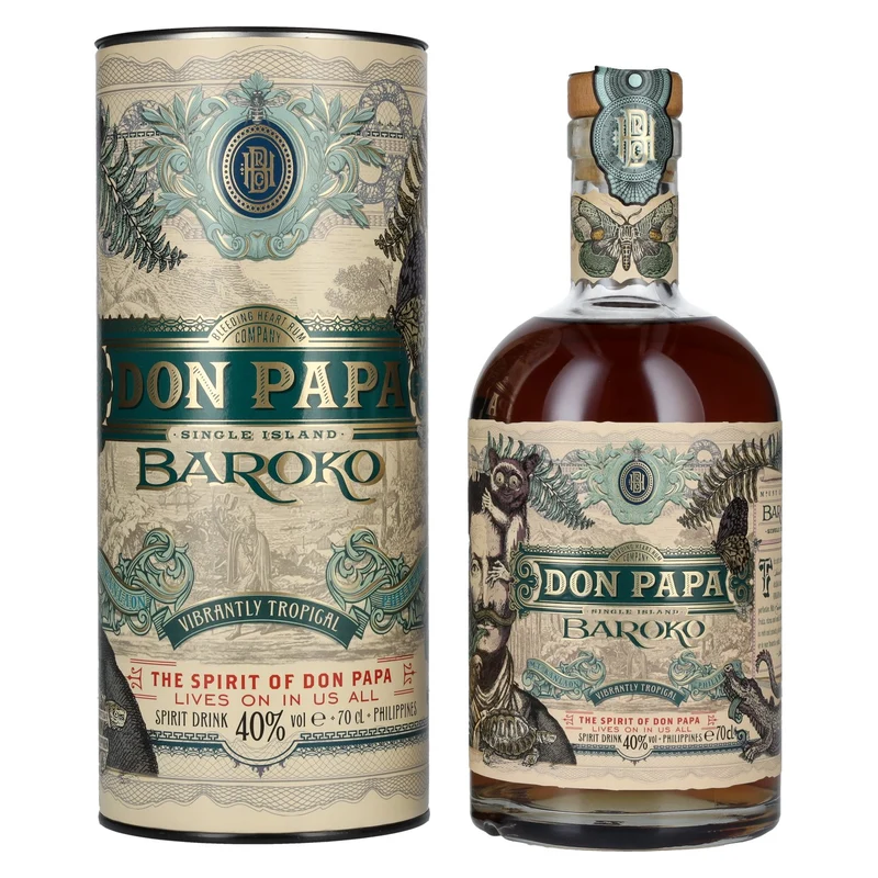 Don Papa BAROKO 40% Vol. 0,7l in Geschenkbox