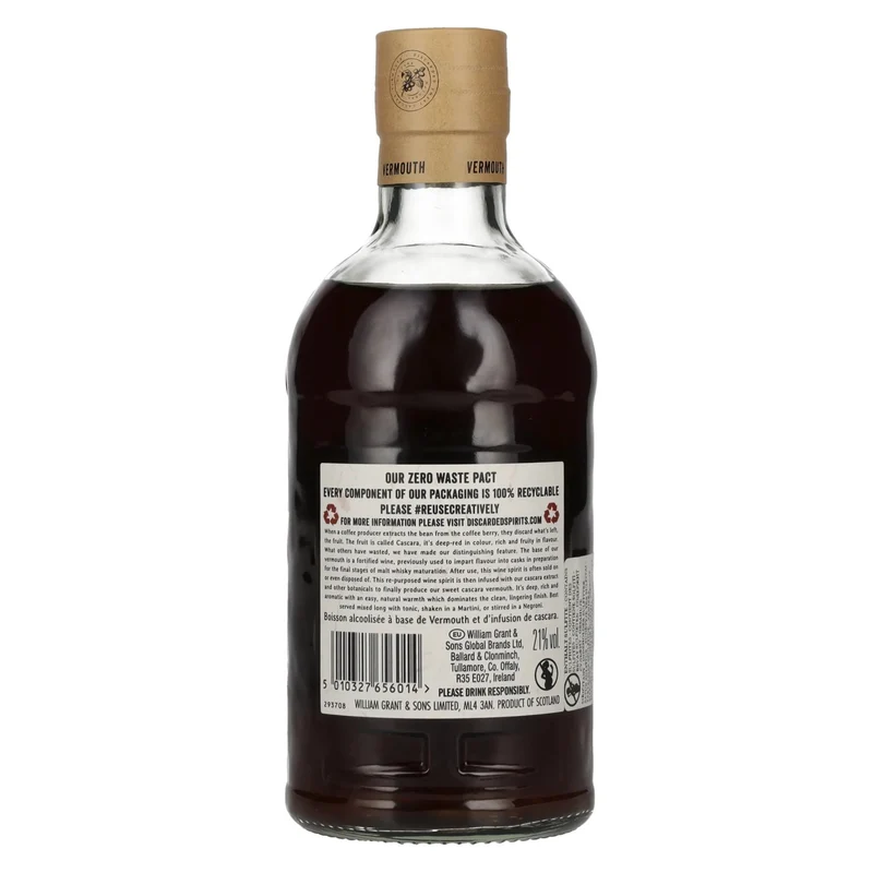 Discarded Vermouth SWEET CASCARA 21% Vol. 0,5l