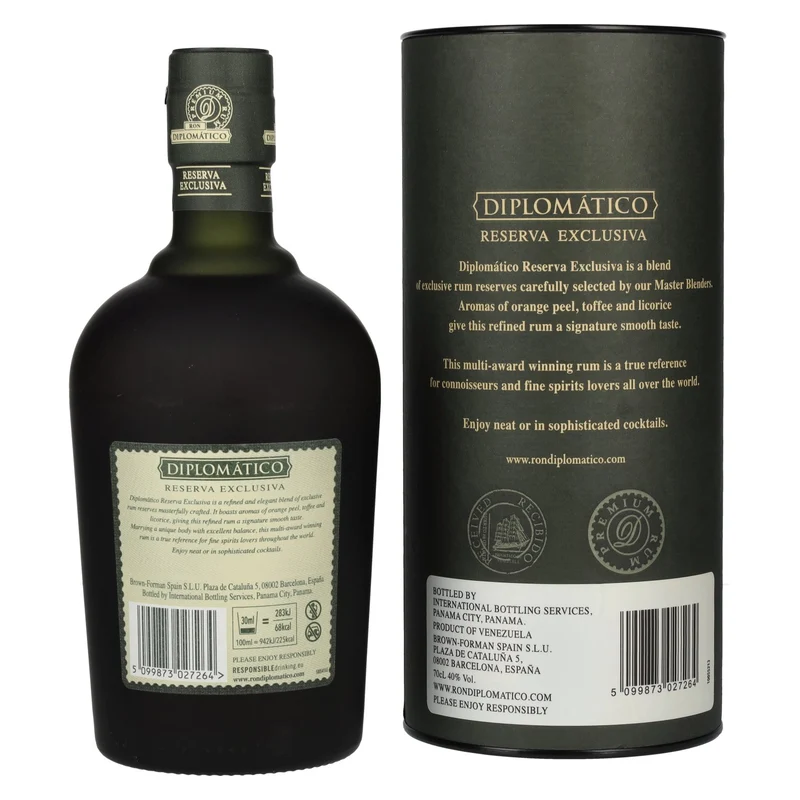 Diplomático RESERVA EXCLUSIVA Ron Antiguo 40% Vol. 0,7l in Geschenkbox