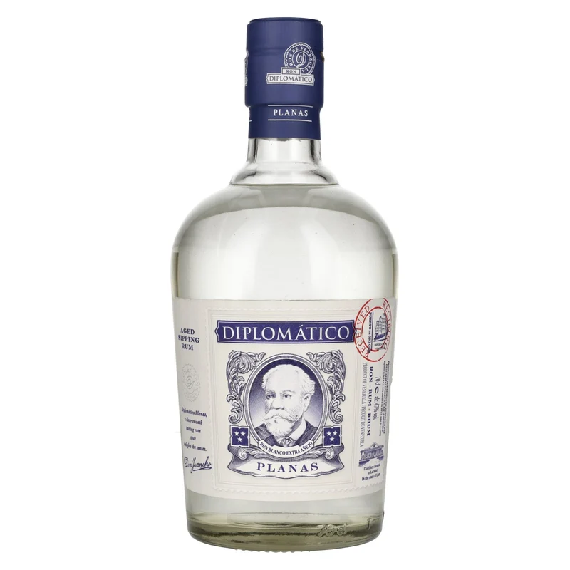 Diplomático PLANAS Ron Blanco Extra Añejo 47% Vol. 0,7l