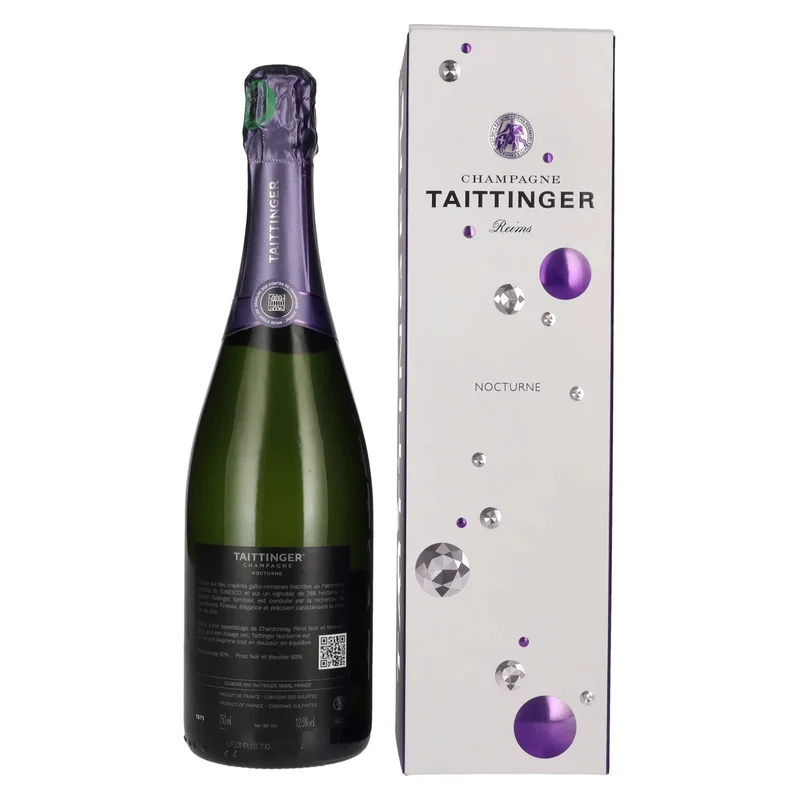 Taittinger Champagne NOCTURNE Sec 12,5% Vol. 0,75l in Geschenkbox