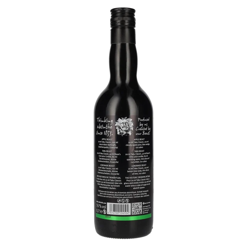 Tabu Classic Absinth 55% Vol. 0,7l