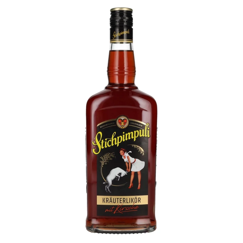 Stichpimpuli Bockforcelorum Kräuterlikör mit Kirsche 35% Vol. 0,7l