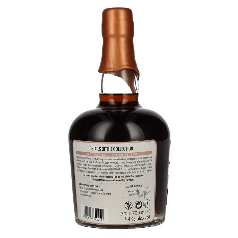 Dictador BEST OF 1980 ALTISIMO Colombian Rum Limited Release 41% Vol. 0,7l