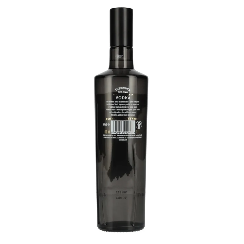 Zubrowka CZARNA Wódka Polska 40% Vol. 0,5l